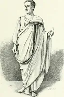 An illustration from Histoire du costume antique d'après des études sur le modèle vivant (1922)