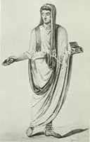 An illustration from Histoire du costume antique d'après des études sur le modèle vivant (1922)