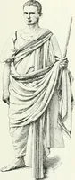 An illustration from Histoire du costume antique d'après des études sur le modèle vivant (1922)