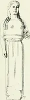 An illustration from Histoire du costume antique d'après des études sur le modèle vivant (1922)