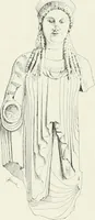 An illustration from Histoire du costume antique d'après des études sur le modèle vivant (1922)