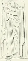 An illustration from Histoire du costume antique d'après des études sur le modèle vivant (1922)