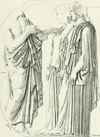 An illustration from Histoire du costume antique d'après des études sur le modèle vivant (1922)