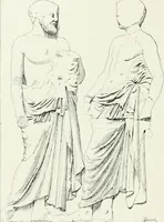 An illustration from Histoire du costume antique d'après des études sur le modèle vivant (1922)