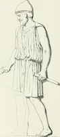 An illustration from Histoire du costume antique d'après des études sur le modèle vivant (1922)