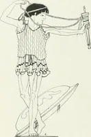 An illustration from Histoire du costume antique d'après des études sur le modèle vivant (1922)