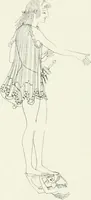 An illustration from Histoire du costume antique d'après des études sur le modèle vivant (1922)