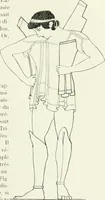An illustration from Histoire du costume antique d'après des études sur le modèle vivant (1922)