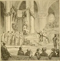 An illustration from Histoire d'un hôtel de ville et d'une cathédrale; (1878)