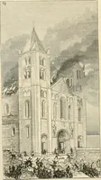 An illustration from Histoire d'un hôtel de ville et d'une cathédrale; (1878)