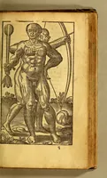 An illustration from Histoire d'un voyage fait en la terre du Bresil, dite Amerique. : Contenant la nauigation, & choses remarquables, veuës sur mer par l'autheur. Le comportement de Villegagnon en ce païs la. Les moeurs & façons de viure estranges des sauuages bresiliens: auec vn colloque de leur langage. Ensemble la description de plusieurs animaux, poissons, diformes, arbres, herbes, fruicts, racines, & autres choses singulieres, & du tout incognues par deçà: dont on verra les sommaires des chapitres au commencement du liure. Auec les figures, reueue, corrigee & bien augmentee par l'autheur. (1600)