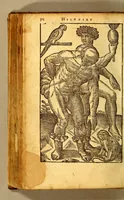 An illustration from Histoire d'un voyage fait en la terre du Bresil, dite Amerique. : Contenant la nauigation, & choses remarquables, veuës sur mer par l'autheur. Le comportement de Villegagnon en ce païs la. Les moeurs & façons de viure estranges des sauuages bresiliens: auec vn colloque de leur langage. Ensemble la description de plusieurs animaux, poissons, diformes, arbres, herbes, fruicts, racines, & autres choses singulieres, & du tout incognues par deçà: dont on verra les sommaires des chapitres au commencement du liure. Auec les figures, reueue, corrigee & bien augmentee par l'autheur. (1600)