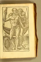 An illustration from Histoire d'un voyage fait en la terre du Bresil, autrement dite Amerique. : Contenant la nauigation, & choses remarquables, veuës sur mer par l'aucteur: le comportement de Villegagnon, en ce païs là. Les meurs [sic] & façons de viure estranges des sauuages ameriquains: auec vn colloque de leur langage. Ensemble la description de plusieurs animaux, arbres, herbes, & autres choses singulieres, & du tout inconues par deça, dont on verra les sommaires des chapitres au commencement du liure. Non encores mis en lumiere, pour les causes contenues en la preface. (1578)