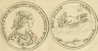 An illustration from Histoire du roy Louis le Grand, par les medailles, emblêmes, deuises, jettons, inscriptions, armoiries, et autres monumens publics (1691)