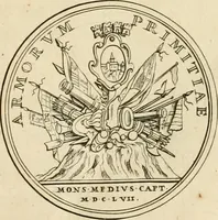 Picture 11 of 203 from Histoire du roy Louis le Grand, par les medailles, emblêmes, deuises, jettons, inscriptions, armoiries, et autres monumens publics (1691), leaf 16
