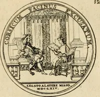 Picture 36 of 203 from Histoire du roy Louis le Grand, par les medailles, emblêmes, deuises, jettons, inscriptions, armoiries, et autres monumens publics (1691), leaf 28