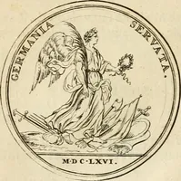 Picture 40 of 203 from Histoire du roy Louis le Grand, par les medailles, emblêmes, deuises, jettons, inscriptions, armoiries, et autres monumens publics (1691), leaf 28