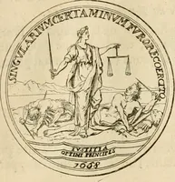 An illustration from Histoire du roy Louis le Grand, par les medailles, emblêmes, deuises, jettons, inscriptions, armoiries, et autres monumens publics (1691)