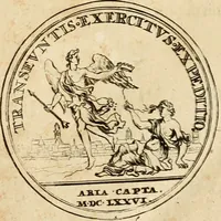 Picture 52 of 203 from Histoire du roy Louis le Grand, par les medailles, emblêmes, deuises, jettons, inscriptions, armoiries, et autres monumens publics (1691), leaf 32