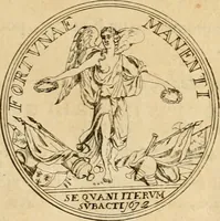 Picture 60 of 203 from Histoire du roy Louis le Grand, par les medailles, emblêmes, deuises, jettons, inscriptions, armoiries, et autres monumens publics (1691), leaf 36