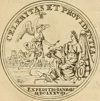 Picture 72 of 203 from Histoire du roy Louis le Grand, par les medailles, emblêmes, deuises, jettons, inscriptions, armoiries, et autres monumens publics (1691), leaf 40