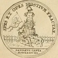 Picture 73 of 203 from Histoire du roy Louis le Grand, par les medailles, emblêmes, deuises, jettons, inscriptions, armoiries, et autres monumens publics (1691), leaf 40