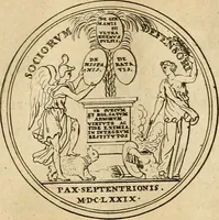 Picture 74 of 203 from Histoire du roy Louis le Grand, par les medailles, emblêmes, deuises, jettons, inscriptions, armoiries, et autres monumens publics (1691), leaf 42