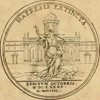 Picture 102 of 203 from Histoire du roy Louis le Grand, par les medailles, emblêmes, deuises, jettons, inscriptions, armoiries, et autres monumens publics (1691), leaf 50