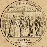 Picture 130 of 203 from Histoire du roy Louis le Grand, par les medailles, emblêmes, deuises, jettons, inscriptions, armoiries, et autres monumens publics (1691), leaf 60