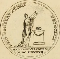Picture 146 of 203 from Histoire du roy Louis le Grand, par les medailles, emblêmes, deuises, jettons, inscriptions, armoiries, et autres monumens publics (1691), leaf 68