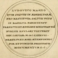 Picture 148 of 203 from Histoire du roy Louis le Grand, par les medailles, emblêmes, deuises, jettons, inscriptions, armoiries, et autres monumens publics (1691), leaf 68