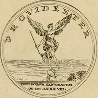 An illustration from Histoire du roy Louis le Grand, par les medailles, emblêmes, deuises, jettons, inscriptions, armoiries, et autres monumens publics (1691)