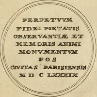 Picture 154 of 203 from Histoire du roy Louis le Grand, par les medailles, emblêmes, deuises, jettons, inscriptions, armoiries, et autres monumens publics (1691), leaf 70