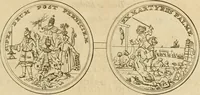 An illustration from Histoire du roy Louis le Grand, par les medailles, emblêmes, deuises, jettons, inscriptions, armoiries, et autres monumens publics (1691)
