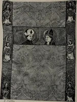 An illustration from Histoire du tissu ancien à l'exposition de l'Union centrale des arts décoratifs (1883)