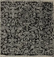 An illustration from Histoire du tissu ancien à l'exposition de l'Union centrale des arts décoratifs (1883)
