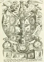 An illustration from Histoire dv roy Lovis le Grand, par les medailles, emblêmes, deuises, jettons, inscriptions, armoiries, et autres monumens publics; (1691)