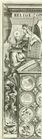 An illustration from Histoire dv roy Lovis le Grand, par les medailles, emblêmes, deuises, jettons, inscriptions, armoiries, et autres monumens publics; (1691)