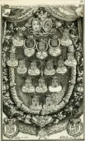 An illustration from Histoire dv roy Lovis le Grand, par les medailles, emblêmes, deuises, jettons, inscriptions, armoiries, et autres monumens publics; (1691)