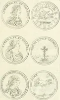 An illustration from Histoire dv roy Lovis le Grand, par les medailles, emblêmes, deuises, jettons, inscriptions, armoiries, et autres monumens publics; (1691)