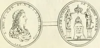 An illustration from Histoire dv roy Lovis le Grand, par les medailles, emblêmes, deuises, jettons, inscriptions, armoiries, et autres monumens publics; (1691)