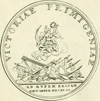 An illustration from Histoire dv roy Lovis le Grand, par les medailles, emblêmes, deuises, jettons, inscriptions, armoiries, et autres monumens publics; (1691)