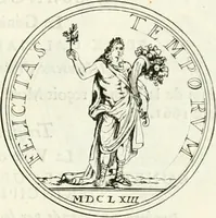 An illustration from Histoire dv roy Lovis le Grand, par les medailles, emblêmes, deuises, jettons, inscriptions, armoiries, et autres monumens publics; (1691)