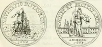 An illustration from Histoire dv roy Lovis le Grand, par les medailles, emblêmes, deuises, jettons, inscriptions, armoiries, et autres monumens publics; (1691)