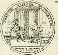 Picture 27 of 162 from Histoire dv roy Lovis le Grand, par les medailles, emblêmes, deuises, jettons, inscriptions, armoiries, et autres monumens publics; (1691), leaf 28