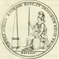 An illustration from Histoire dv roy Lovis le Grand, par les medailles, emblêmes, deuises, jettons, inscriptions, armoiries, et autres monumens publics; (1691)
