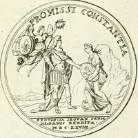 Picture 36 of 162 from Histoire dv roy Lovis le Grand, par les medailles, emblêmes, deuises, jettons, inscriptions, armoiries, et autres monumens publics; (1691), leaf 30