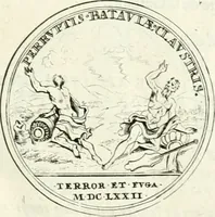 Picture 42 of 162 from Histoire dv roy Lovis le Grand, par les medailles, emblêmes, deuises, jettons, inscriptions, armoiries, et autres monumens publics; (1691), leaf 32