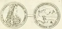 An illustration from Histoire dv roy Lovis le Grand, par les medailles, emblêmes, deuises, jettons, inscriptions, armoiries, et autres monumens publics; (1691)