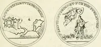 An illustration from Histoire dv roy Lovis le Grand, par les medailles, emblêmes, deuises, jettons, inscriptions, armoiries, et autres monumens publics; (1691)